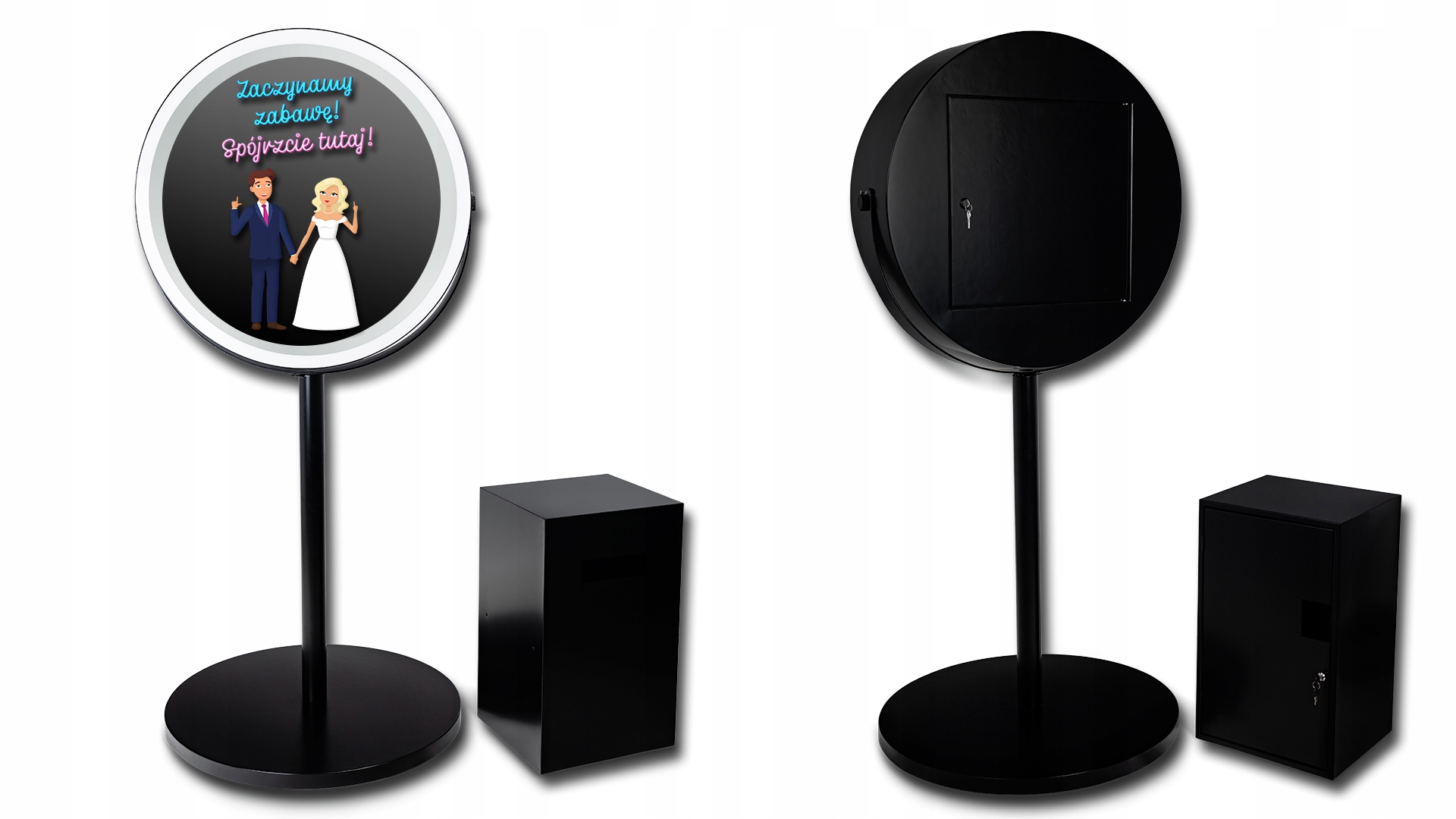 SELFIE MIRROR RING FOTOBUDKA LUSTRO - FOTOLUSTRO Model Selfie Mirror Ring