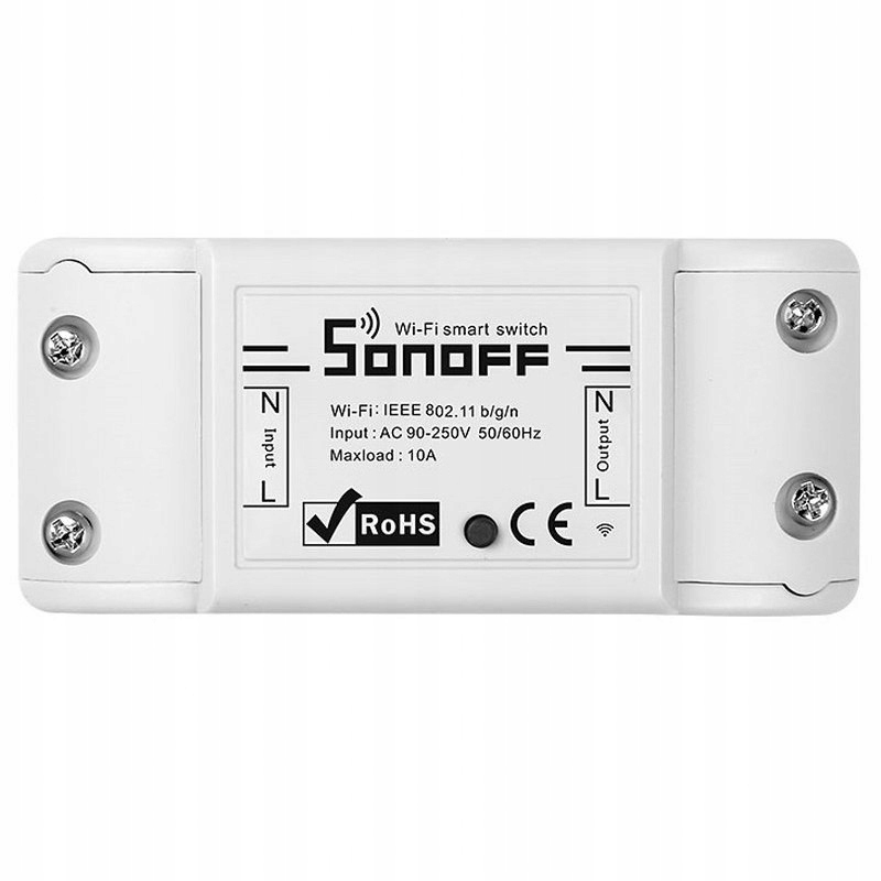 SONOFF SMART 1-KANAŁOWY PRZEŁĄCZNIK WIFI INTELIGENTNY SWITCH HARMONOGRAM