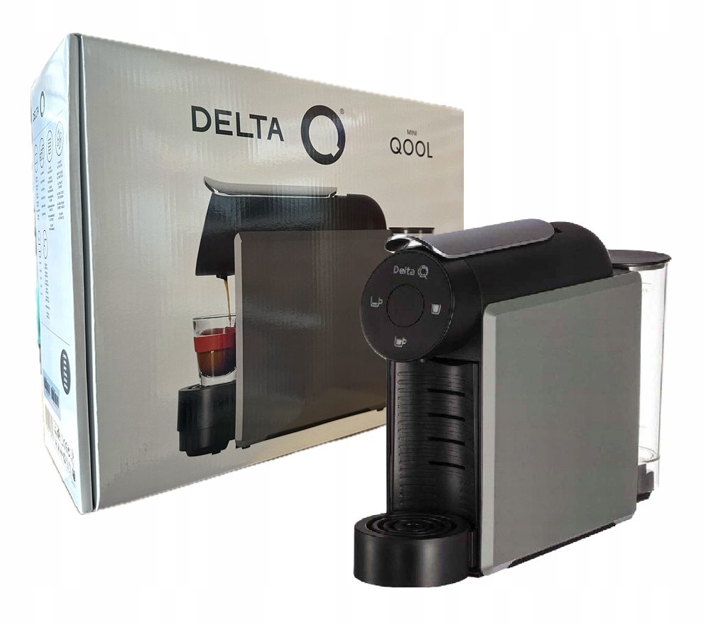 Kapslový kávovar Delta Q Mini Qool 1200 W stříbrno-šedý