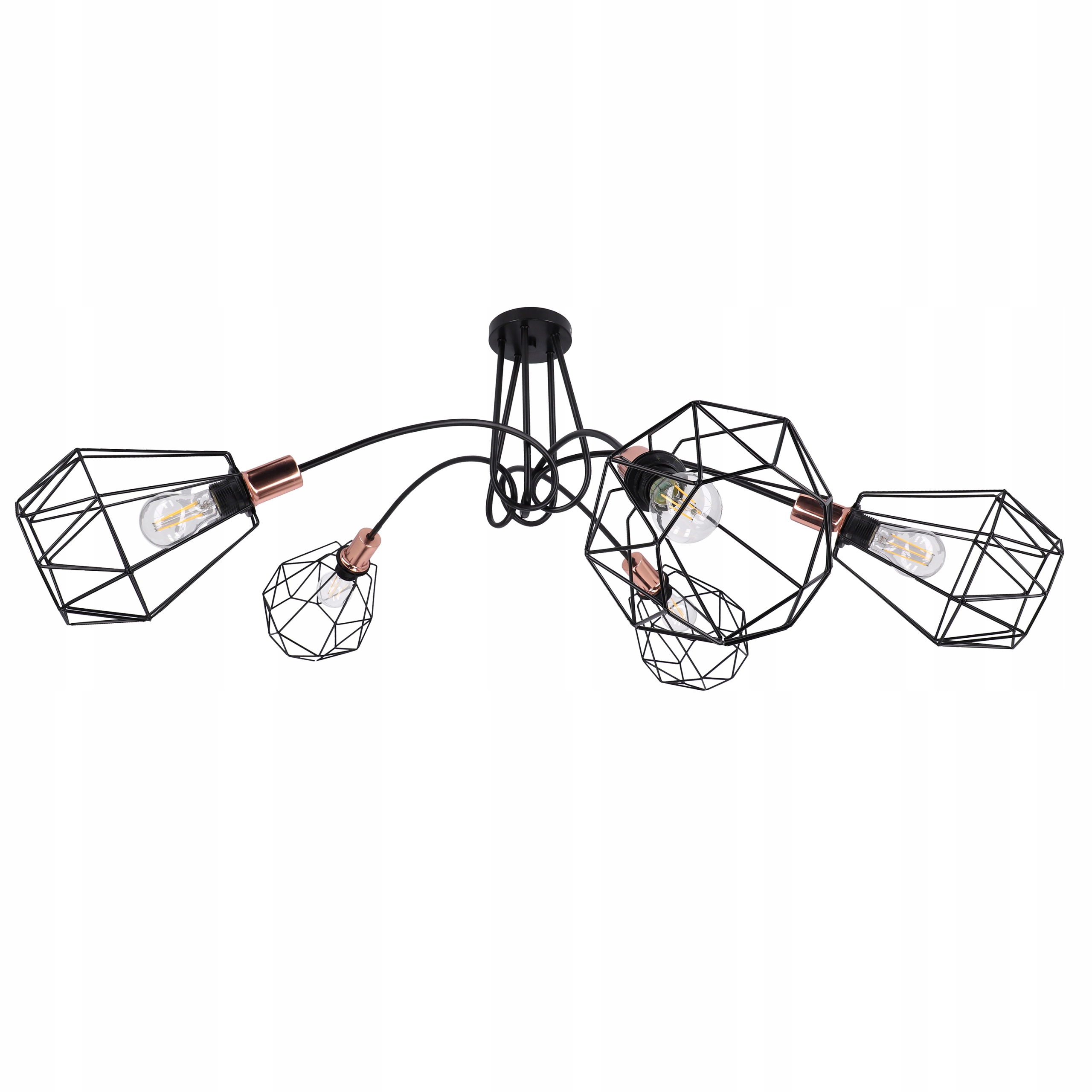Závěsné stropní svítidlo Diamond Loft Lustr Retro