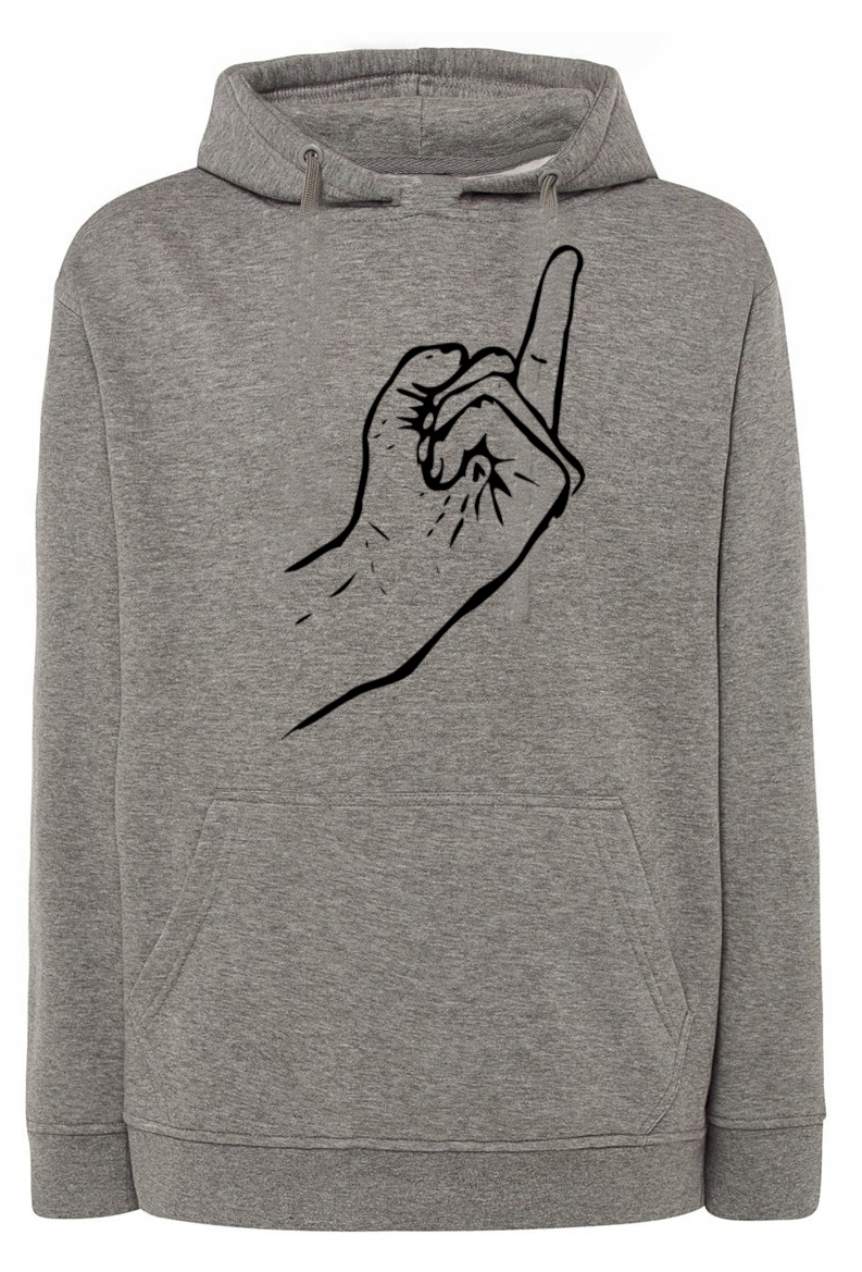 Pánská mikina s potiskem prstu F*ck You r.XL