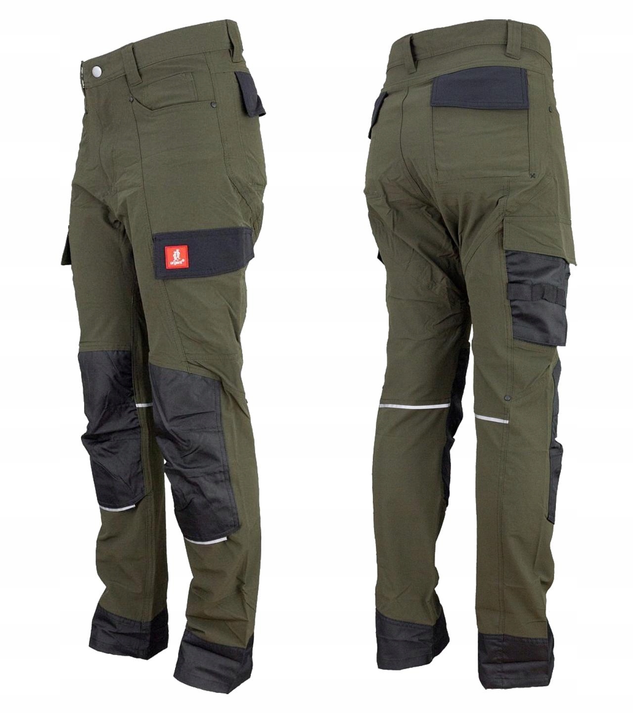 Spodnie do pasa URG-768 zielono-czarne roz.54