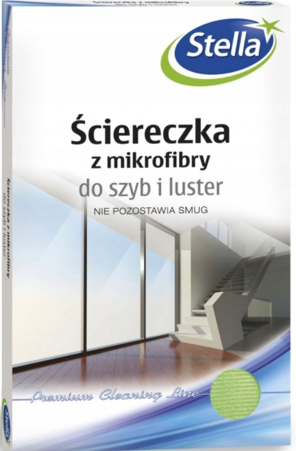 

Stella Ściereczka z mikrofibry do szyb i luster