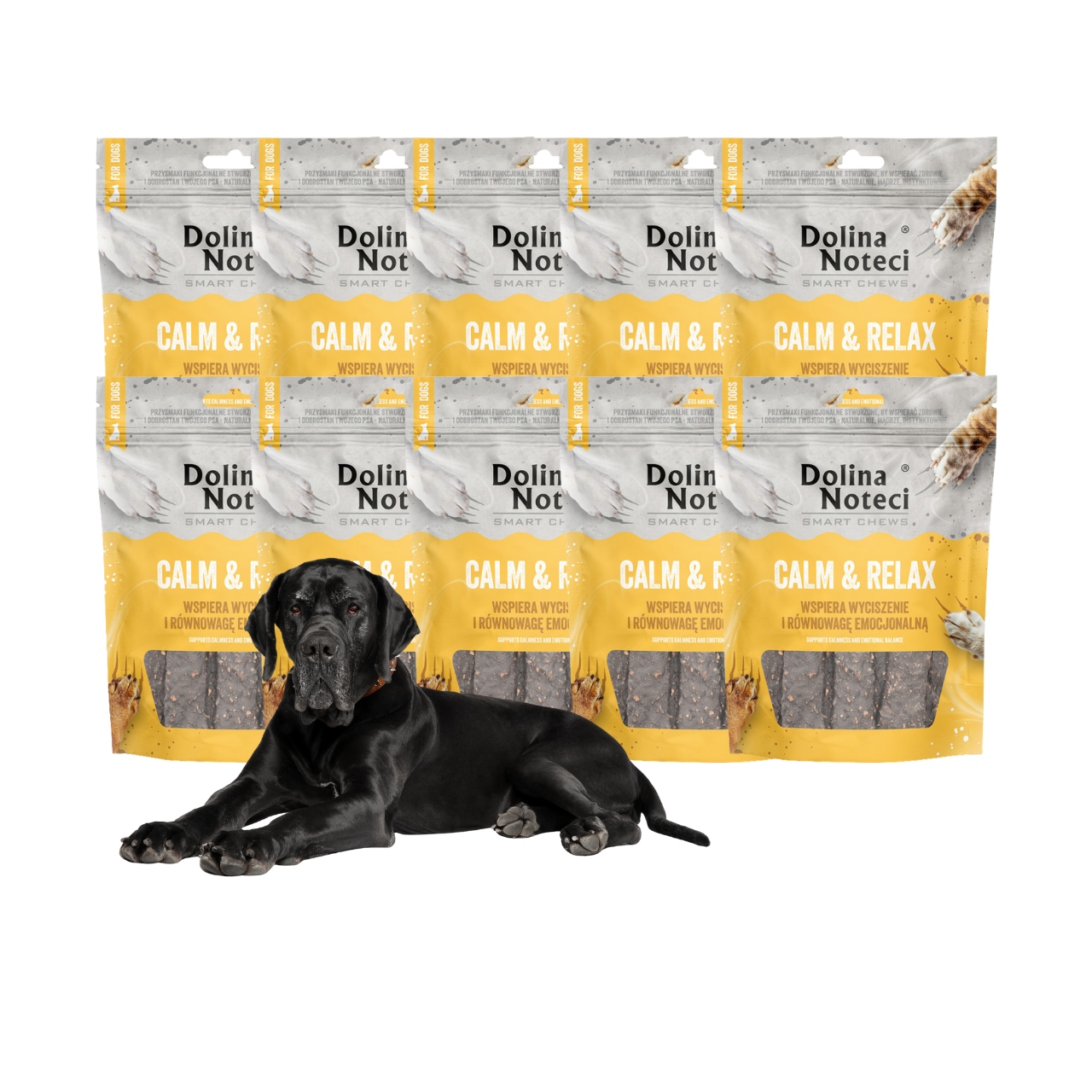 Levně Dolina Noteci Smart Chews Calm&Relax Kousátka pro psa Na Stres 10x7 ks