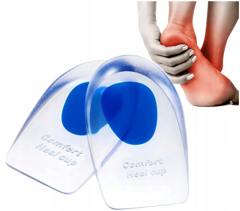 

Podpiętki na ostrogi silikonowe wkładki żelowe