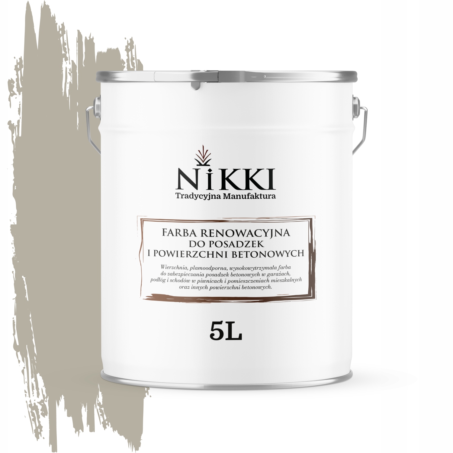 Farba Na Renováciu Betónových Podláh 5 L Šedá Béžová RAL7032 Saténová
