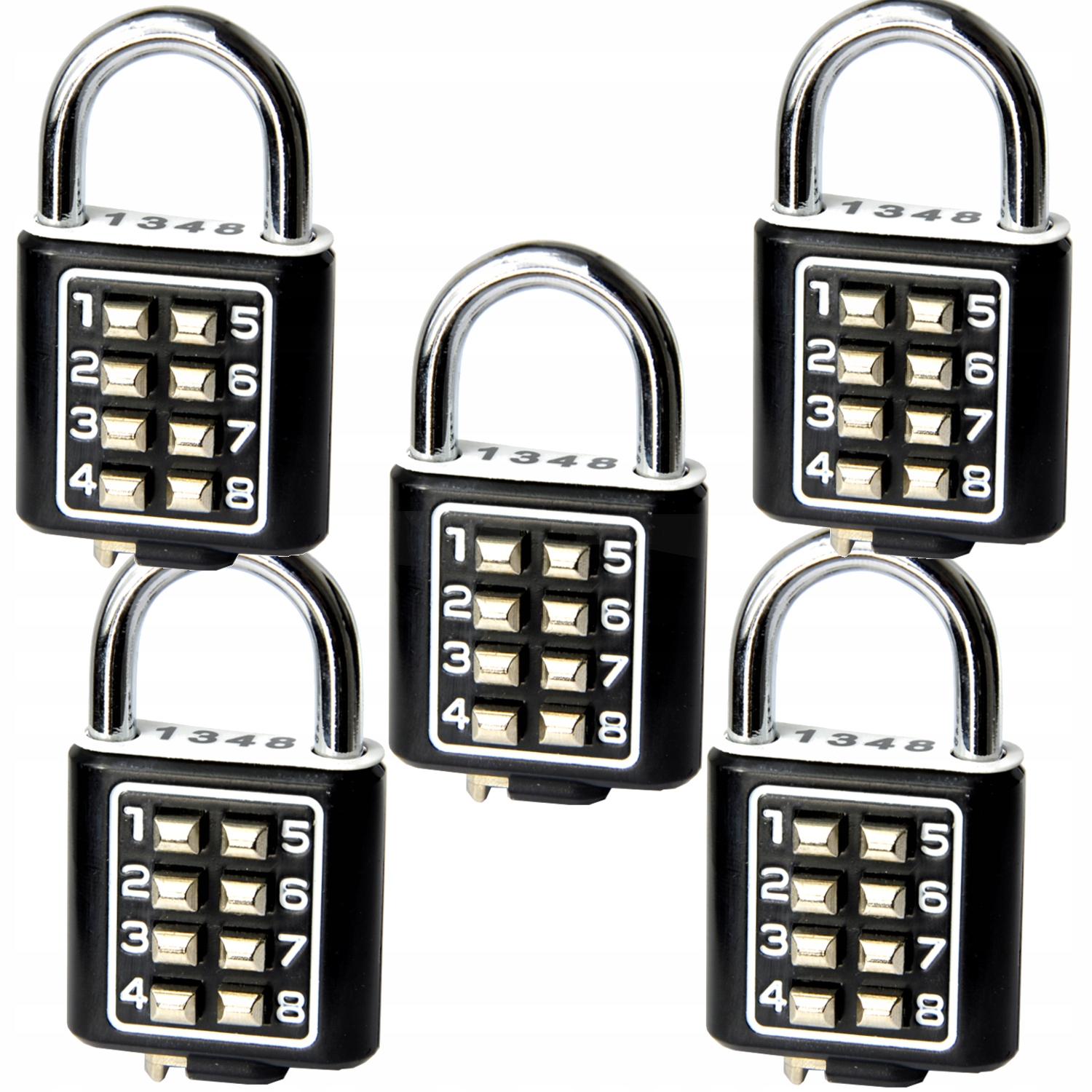 

Kłódka Bagażowa Z Szyfrem Kod Do Walizki 5 sztuk