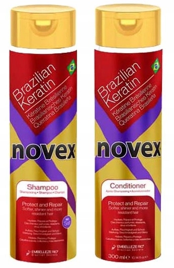 

Novex Brazilian Keratin Szampon 300 Odżywka 300
