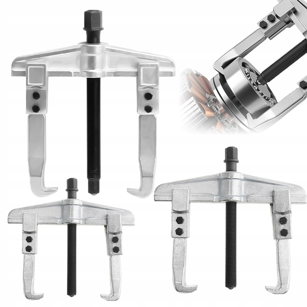 Sada Dvouramenných Otočných Stahováků 3 Kusy Ocel Chrom-vanadová