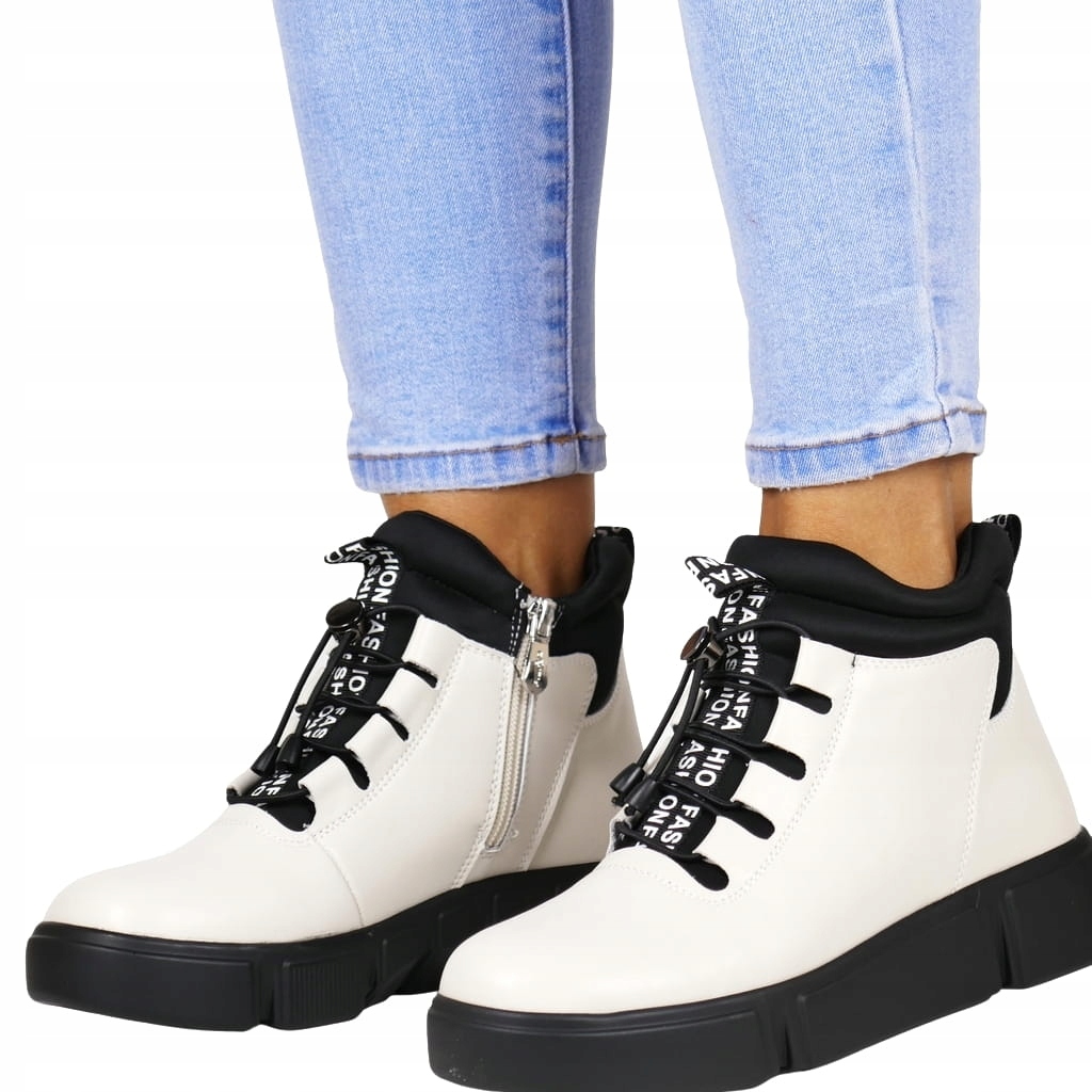 Béžové Kotníkové Boty Z Kůže Filippo Na Platformě S Tlustou Podrážkou, Nízké, Pohodlné