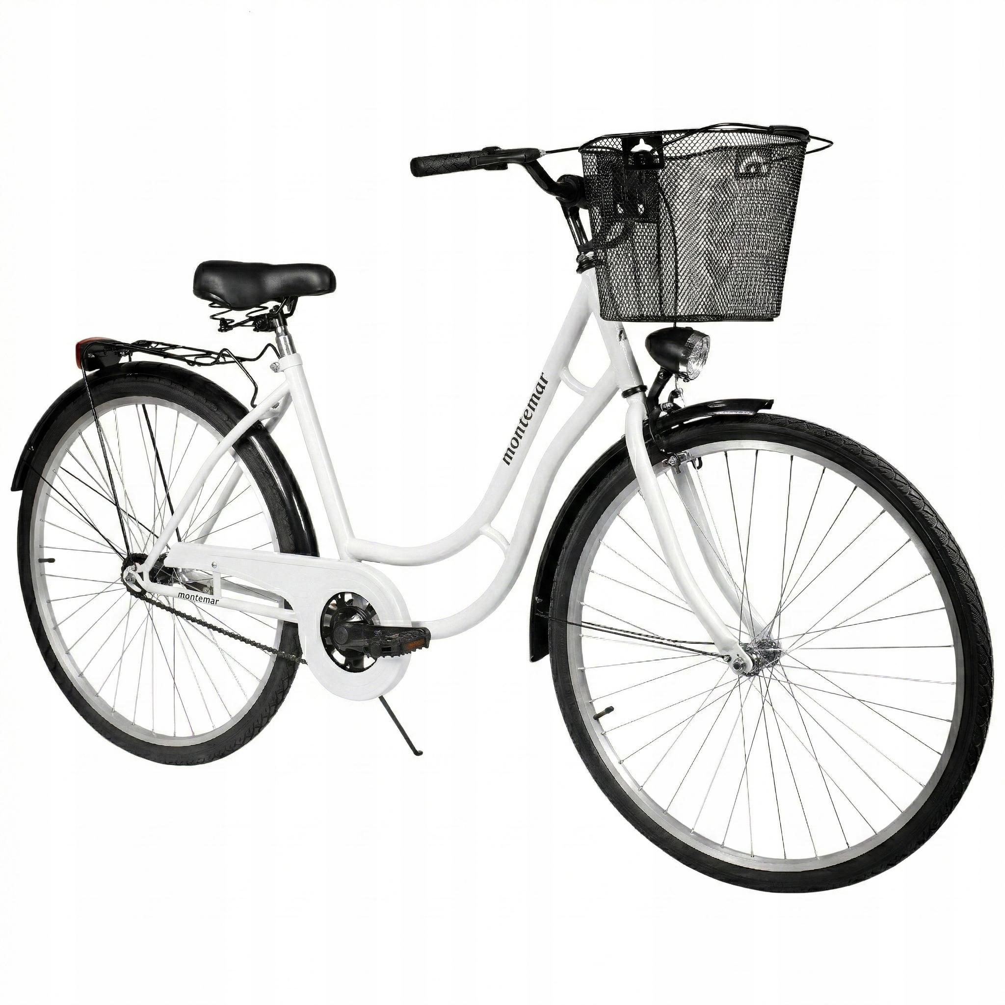 Rower Retro Damski Damka Męski Miejski Montemar 28 Biały Polski producent
