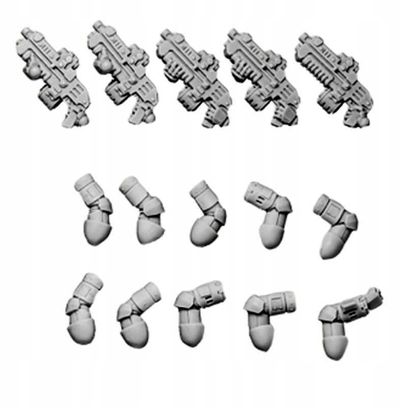 Kromlech Legionaries Shooting Rapid Thunder Rifles