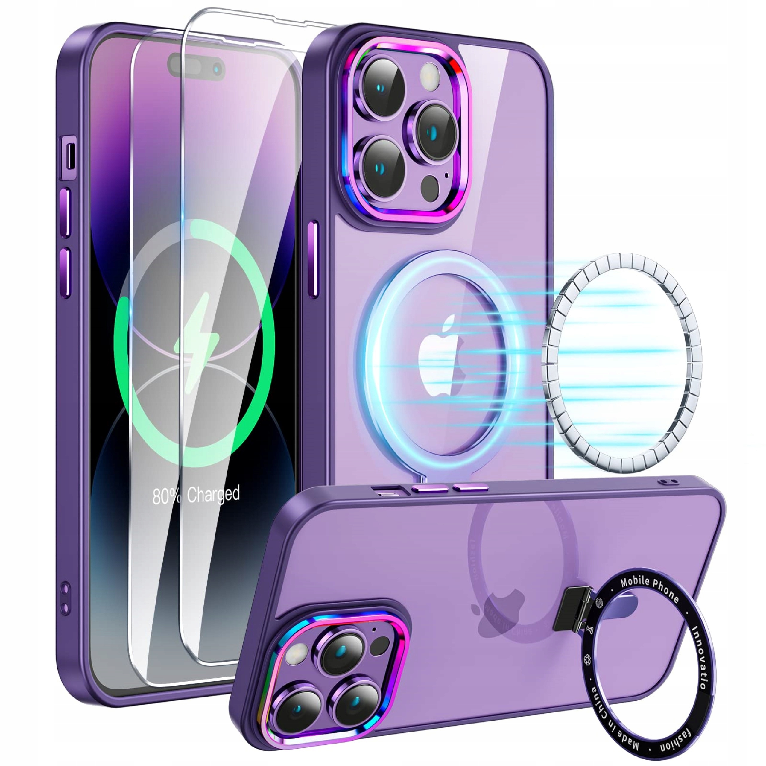 

Etui Bowi MagSafe Case do iPhone 13 Pro Fioletowy