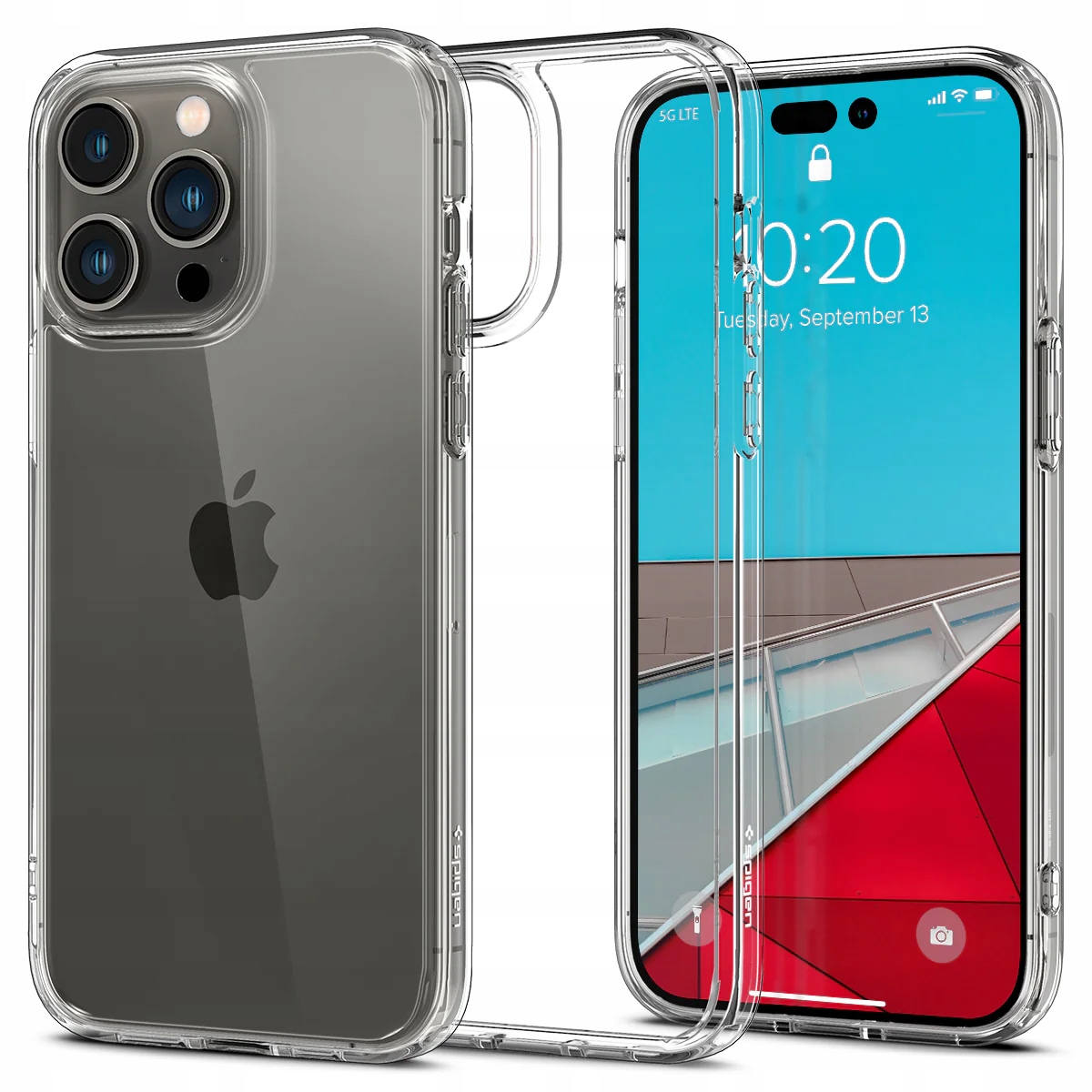 Spigen Ultra Hybrid, krystalicznie czysty iPhone 14 Pro