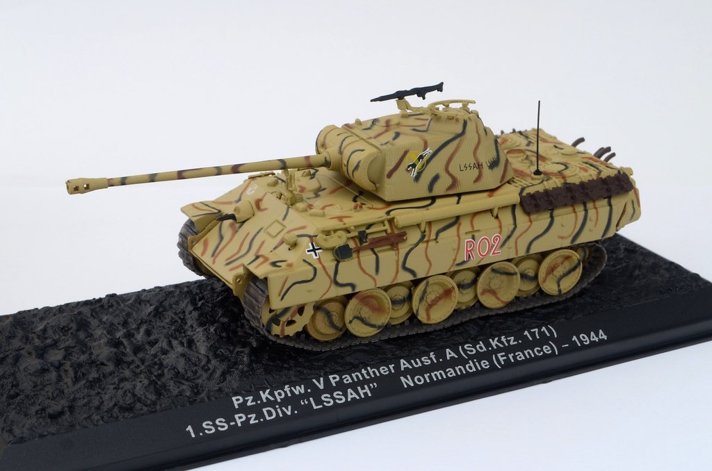 Panther Ausf.A Lssah Normandie 1944 Altaya 1/72 metal