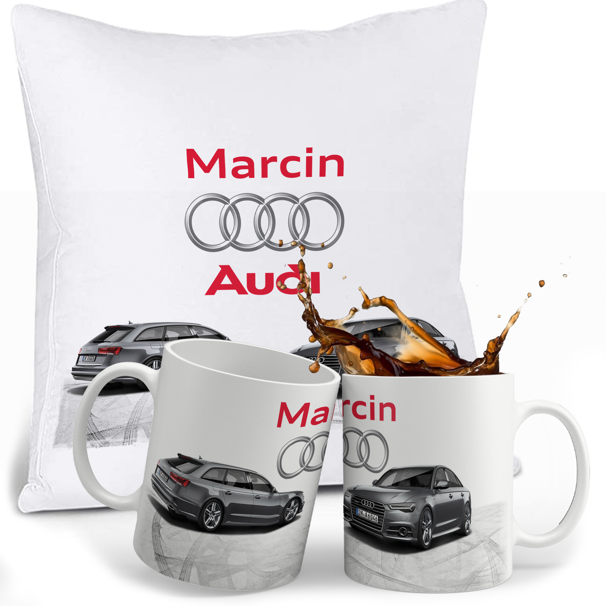 

Zestaw Audi Kubek Poduszka