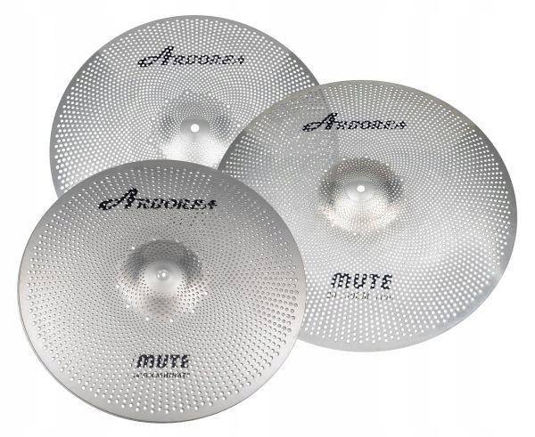 Arborea Mute Silver Mirror set cichych talerzy 13