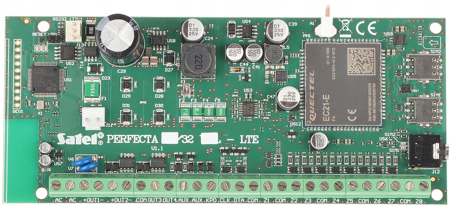 Základná Doska Zabezpečovacej Ústredne Perfecta 32 Lte