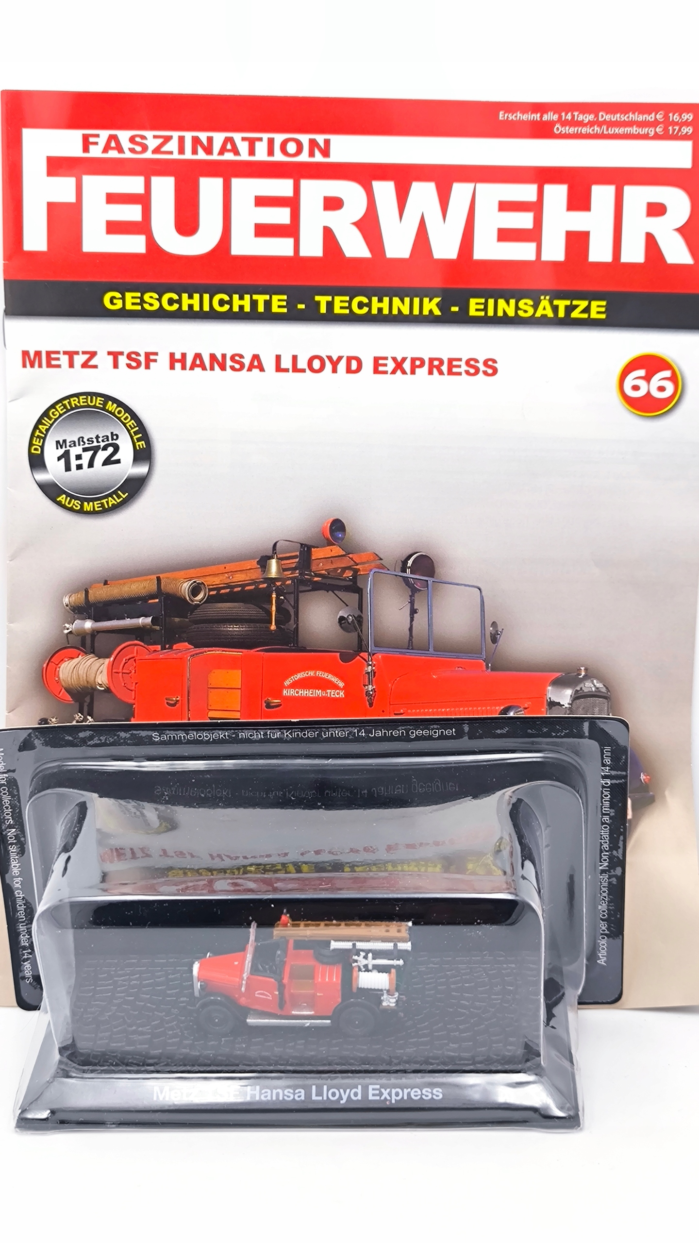 Stráž Metz Tsf Hansa Lloyd Express č.66 1:72 DeAgostini