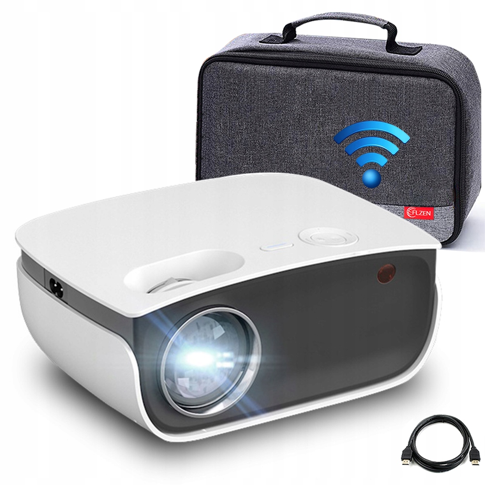 

Rzutnik Mini Wifi Przenośny Projektor Krótki Rzut
