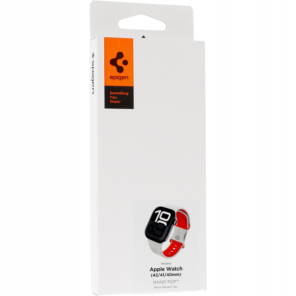 Pasek na zegarek do Apple Watch 42/41/40/38 mm, Spigen Nano Pop, wytrzymały