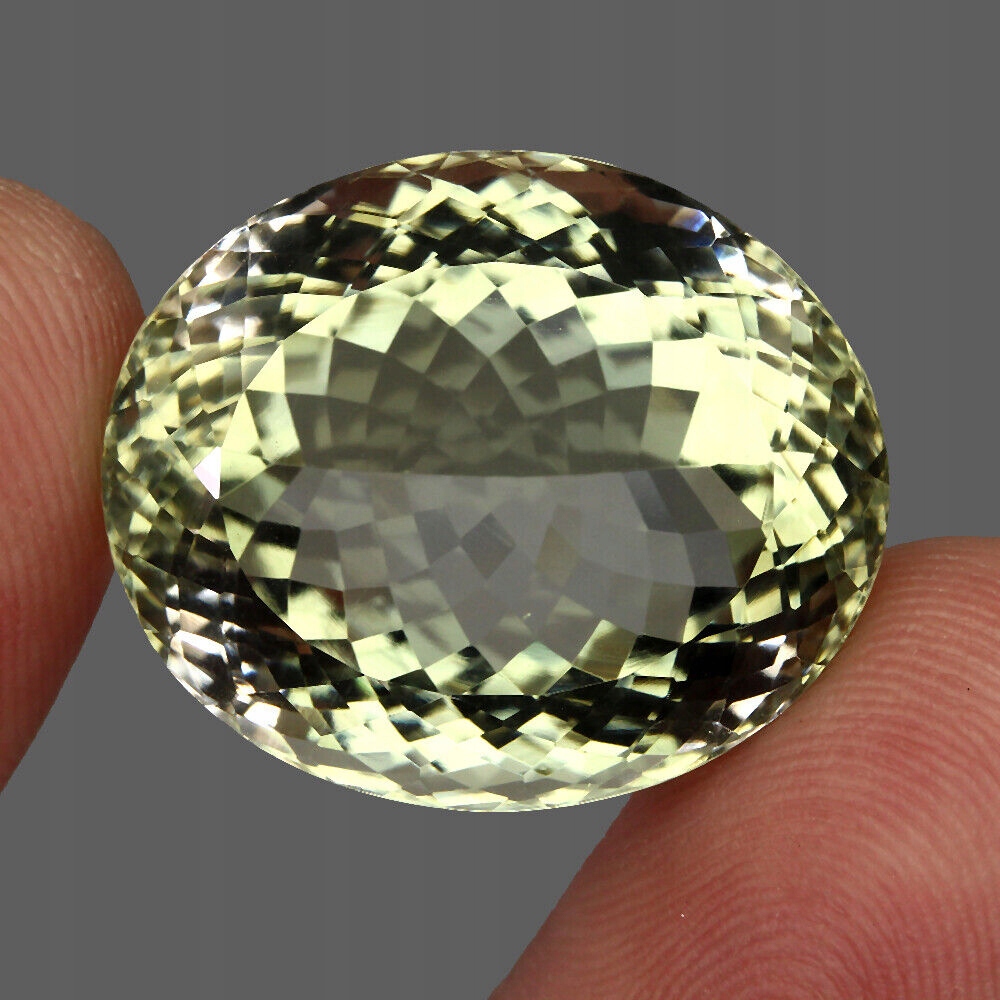 Kámen prasiolit přírodní 49.81ct certifikát