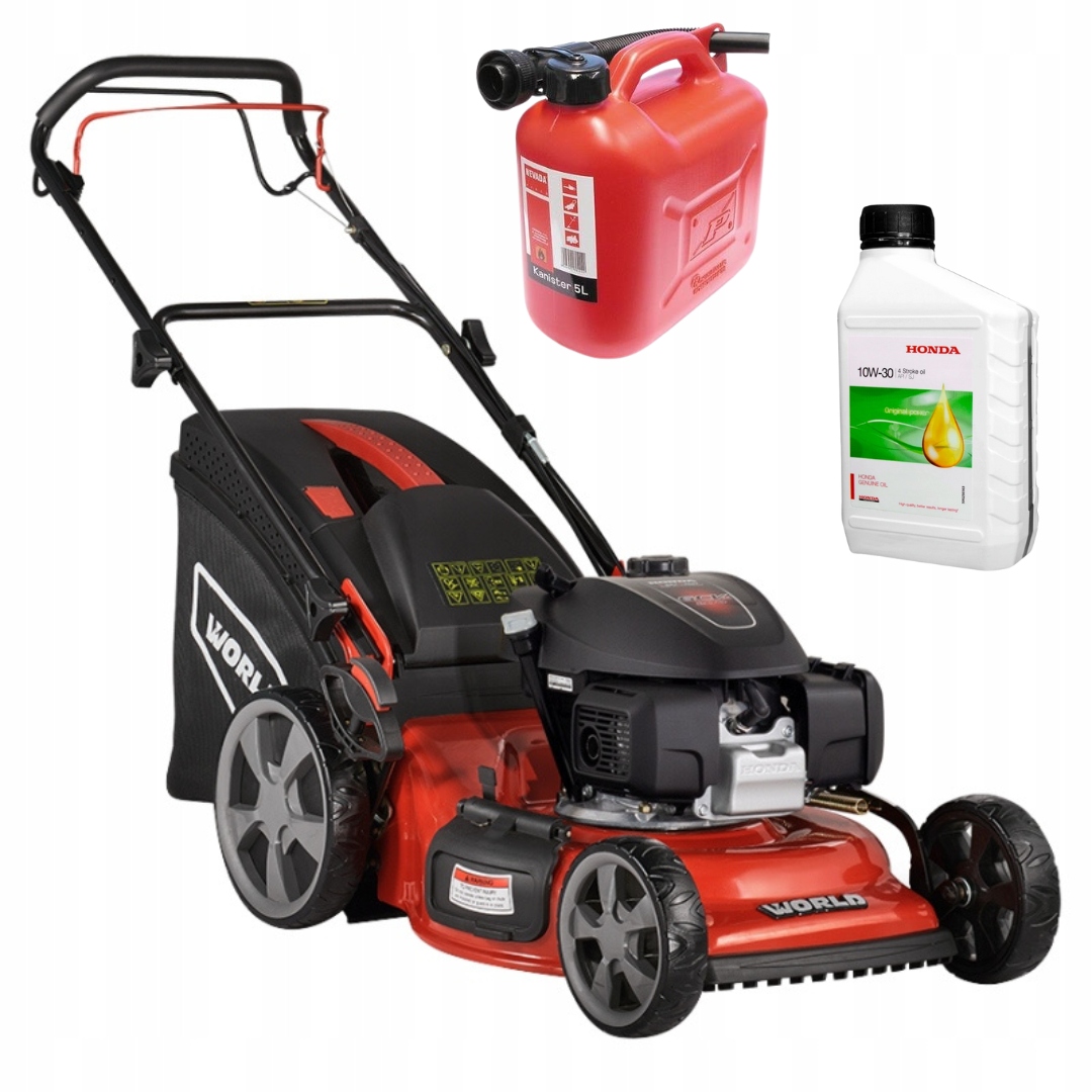 Mocna Kosiarka spalinowa World GRH460S Hw 4w1 Honda GCV170 46 CM Full Opcja