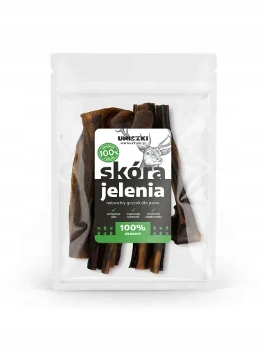 5 x Uniszki Jelení kůže tvrdé kousátko pamlsek na kousání pro psa 100 g