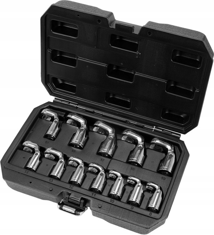 Klucze Przegubowe Oczkowe Otwarte 3/8'' 12SZT Yato