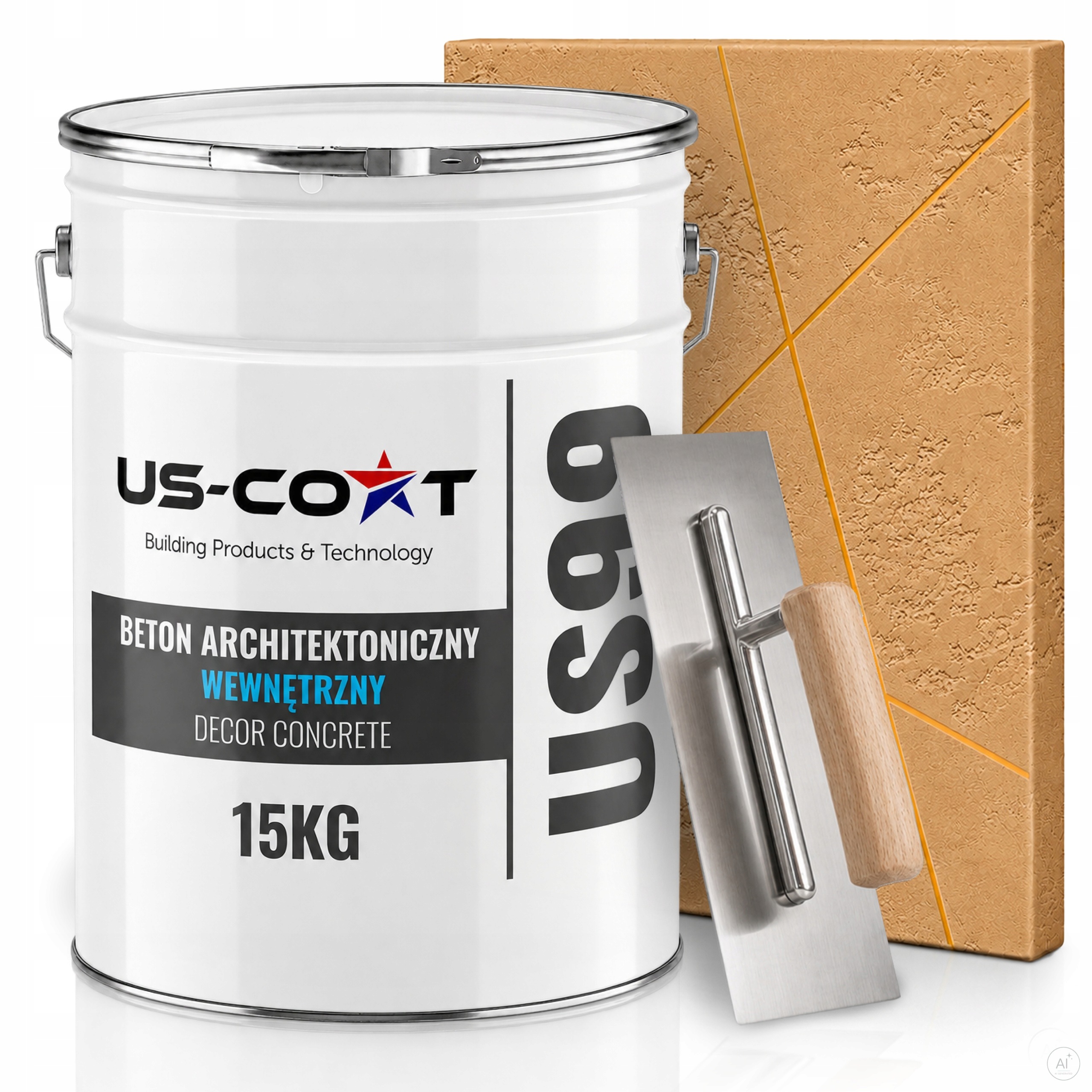 Dekorativní Omítka S Vnitřní Strukturou Betonu 15 Kg Karamelová F596 Paca