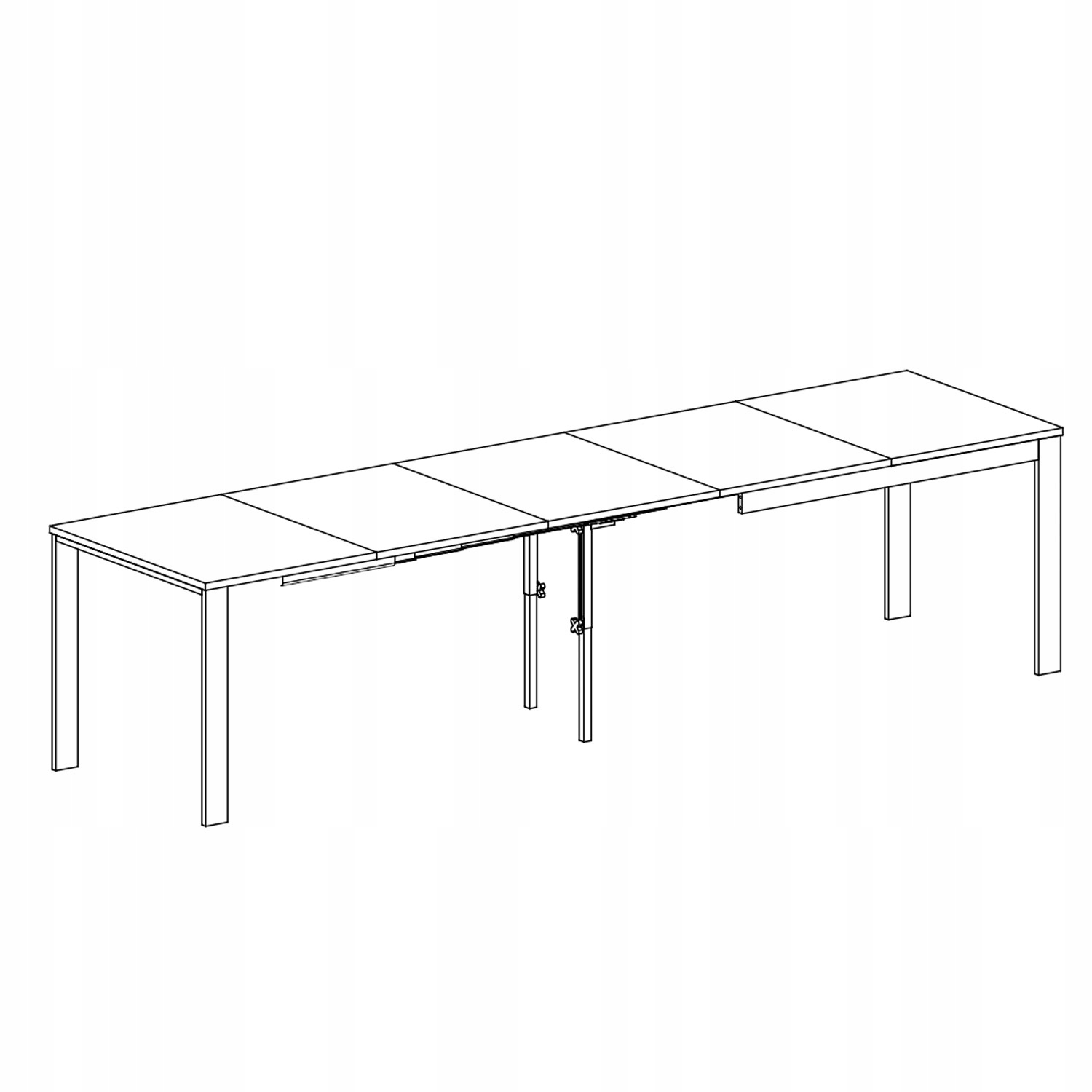 Stół rozkładany ART LOFT 125-320 cm dąb artisan Kolekcja ART - LOFT