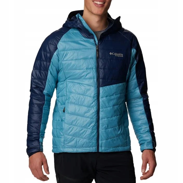 Kurtka puchowa męska Columbia Platinum Peak Hooded shasta/collegiate S