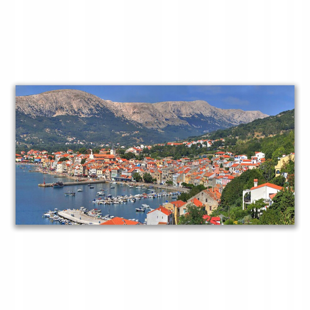 

Fotoobraz akryl 120x60 Miasto Góra Morze Krajobraz