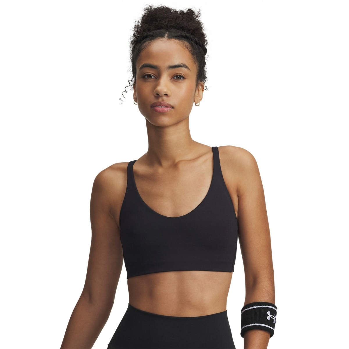 Damski biustonosz treningowy Under Armour Ua Motion Czarny Xs