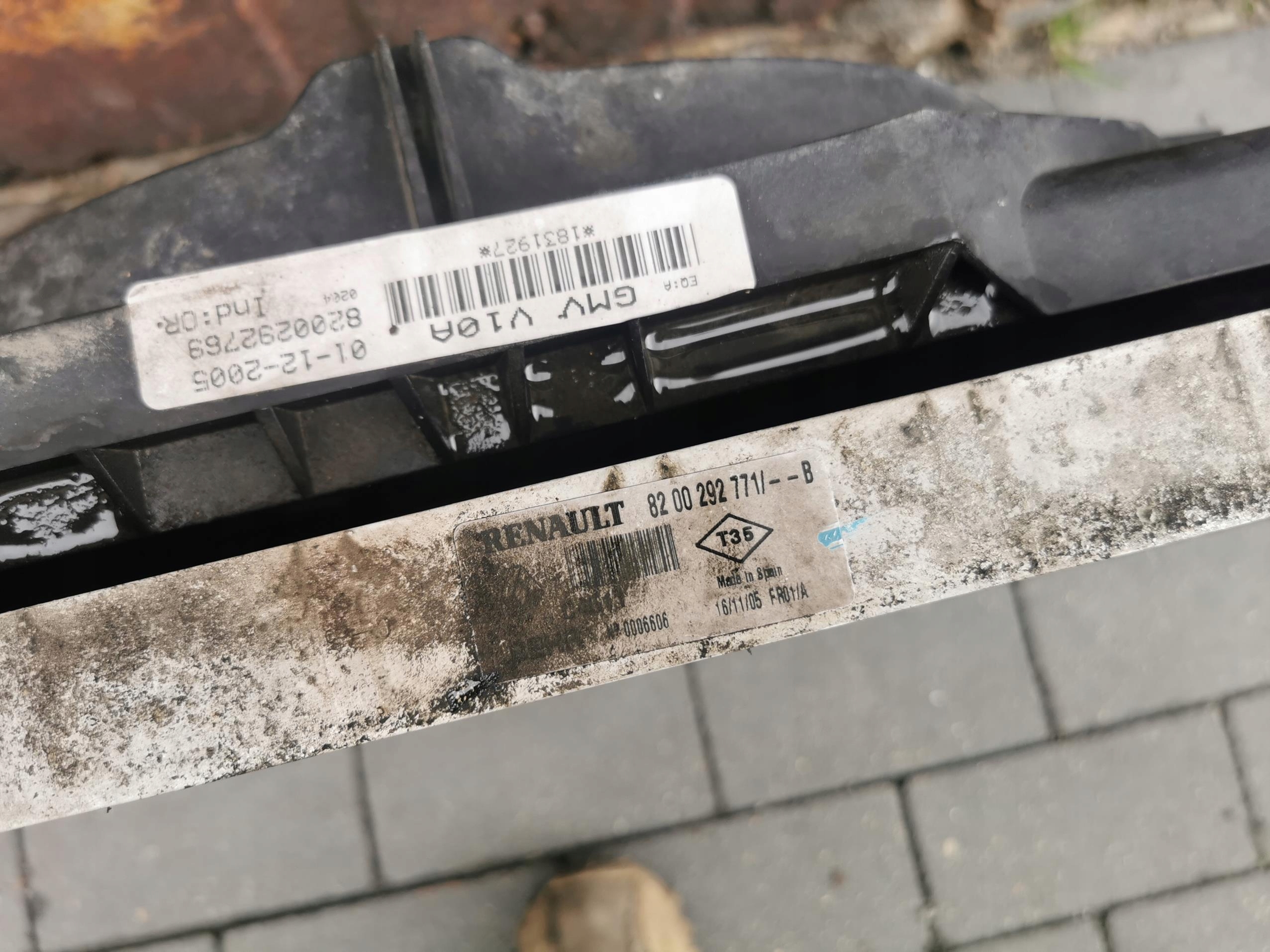 chladič ventilátor RENAULT LAGUNA II 1.9 DCI