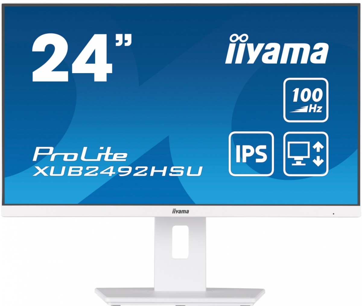 Iiyama Monitor 23.8 cala XUB2492HSU-W6 Ips Hdmi Dp 100Hz Slim Has Usb