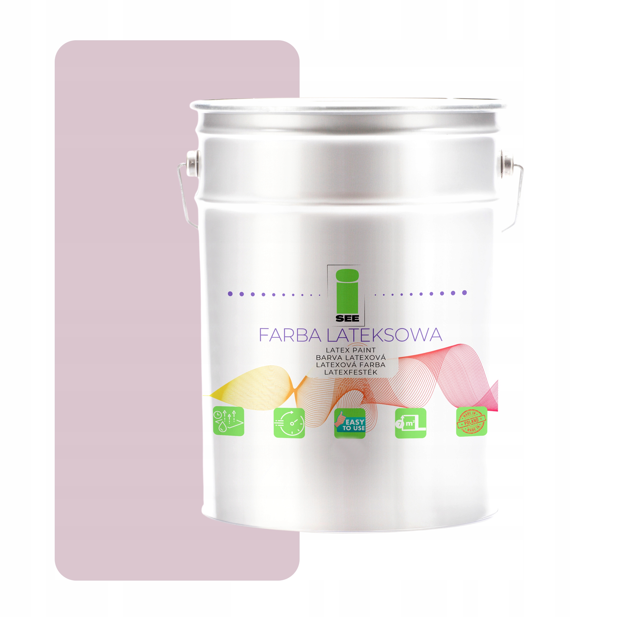 Latexová Farba Na Steny 10 L I See Hypoalergénna Ružová Purpurová