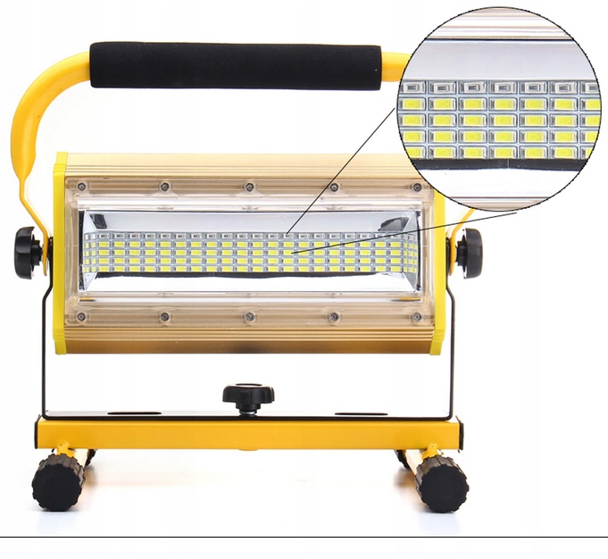 ПОРТАТИВНЫЙ СВЕТОДИОДНЫЙ ПРОЖЕКТОР 100W 6000K AKU 230V