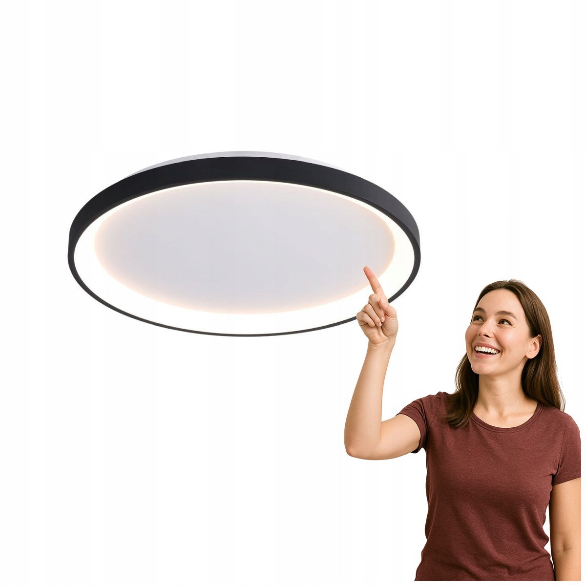 Led stropná lampa 40W Raden CLN-3151-S-BK Italux