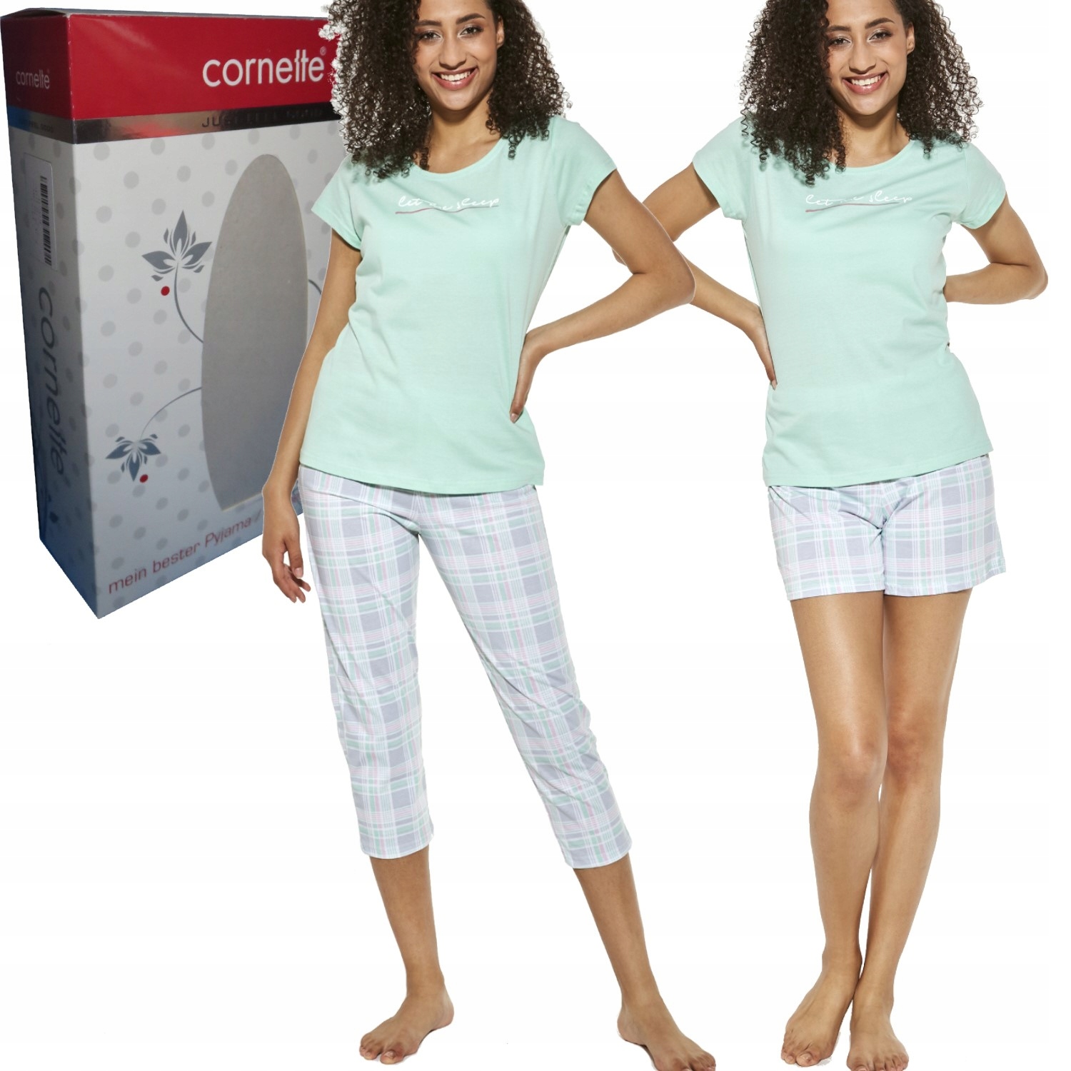 CORNETTE piżama damska 665/282 LET ME SLEEP 3-cz