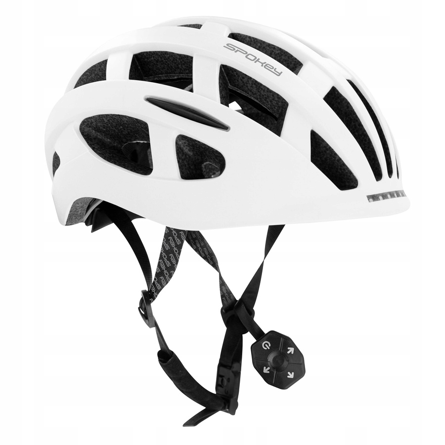 Spokey Pointer Pro Cyklistická přilba pro dospělé s Led blikačkou a blinkry
