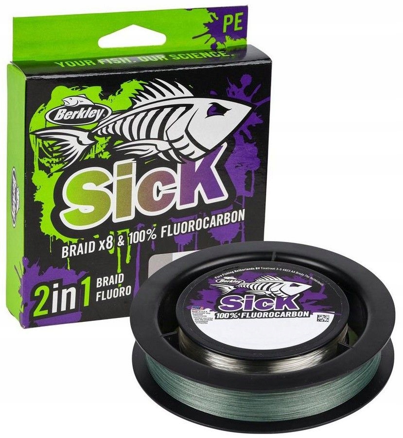 Plecionka Fluorocarbon Berkley Sick 0,12/0,30mm