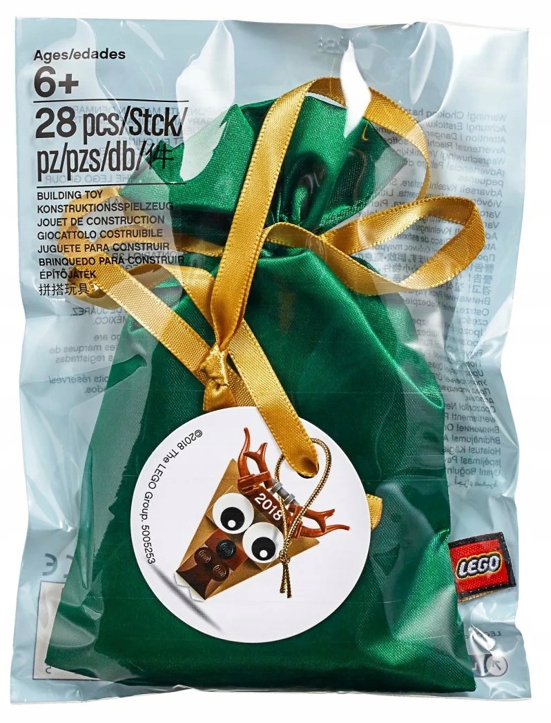 Lego Ozdoba Choinkowa Renifer na Choinkę 5005253 Święta bombka worek Misb