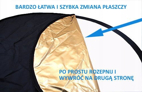BLENDA OKRĄGŁA do ZDJĘĆ 5w1 60cm DYFUZOR POKROWIEC Marka F&V