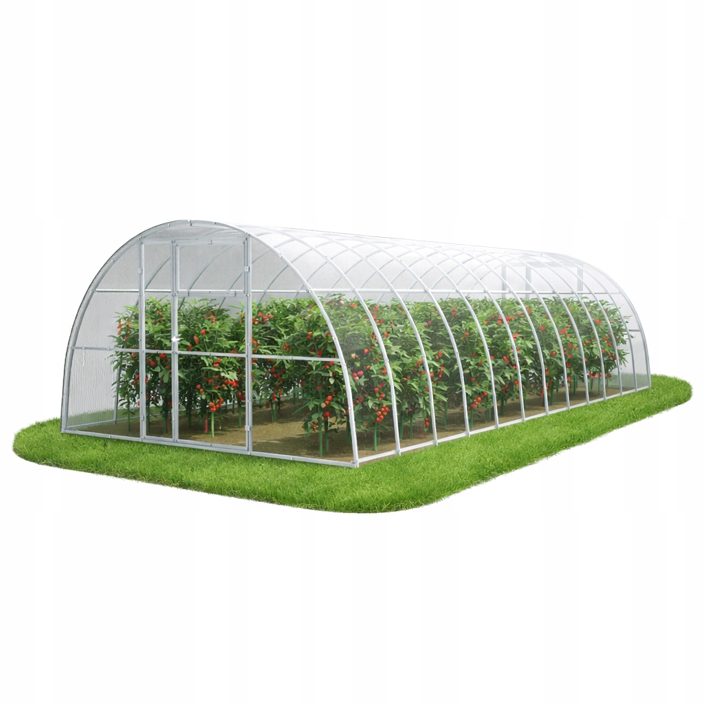 Polykarbonátový skleník Mocna zahradní 3,5x8 m profil 40x20 pozink 8 mm