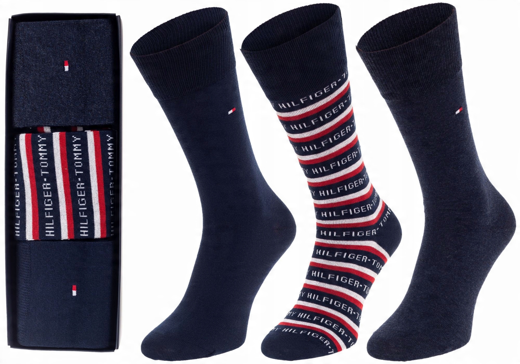 

Tommy Hilfiger Skarpety Skarpetki 3P Prezent 39-42