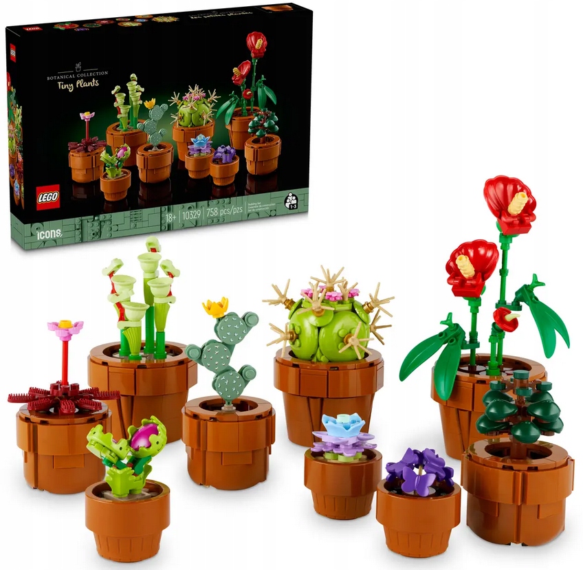 Lego Icons 10329 Malé rostlinky stavebnice