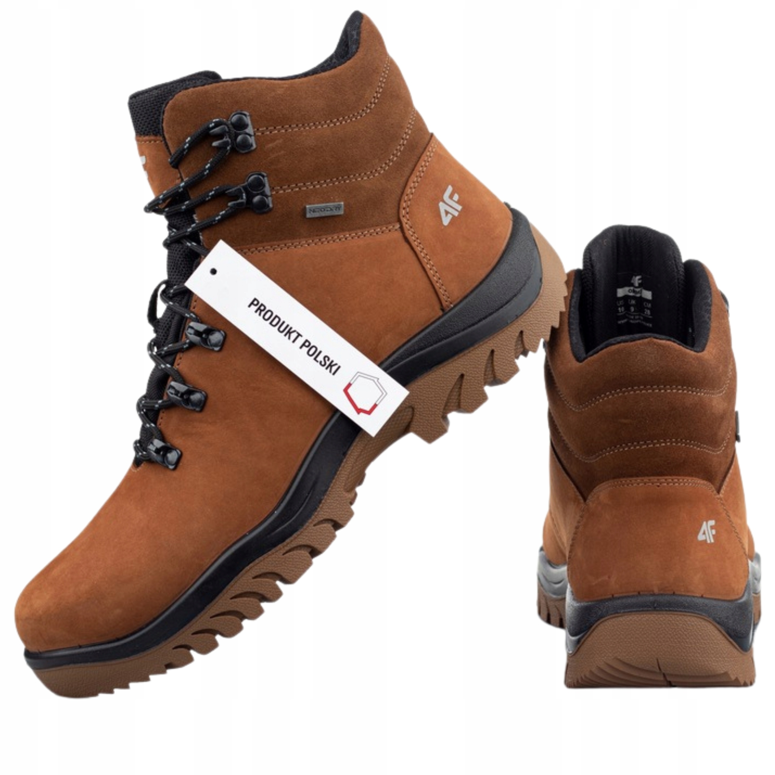 Zimní Pánské Boty Zateplené 4F Trapery Voděodolné Vysoké Pevné Vel. 46