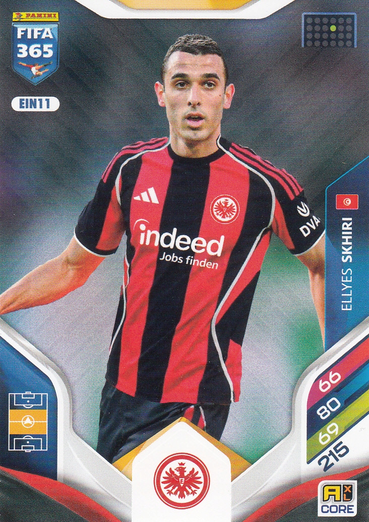 Karta Kolekcjonerska Panini Fifa 365 2026 Team Mate Ellyes Skhiri EIN11