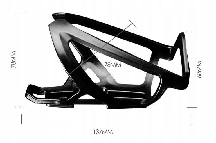 UCHWYT ROWEROWY KOSZYK KOSZYCZEK NA BUTELKĘ WODĘ BIDON DO ROWERU WILD MAN Marka Gearox